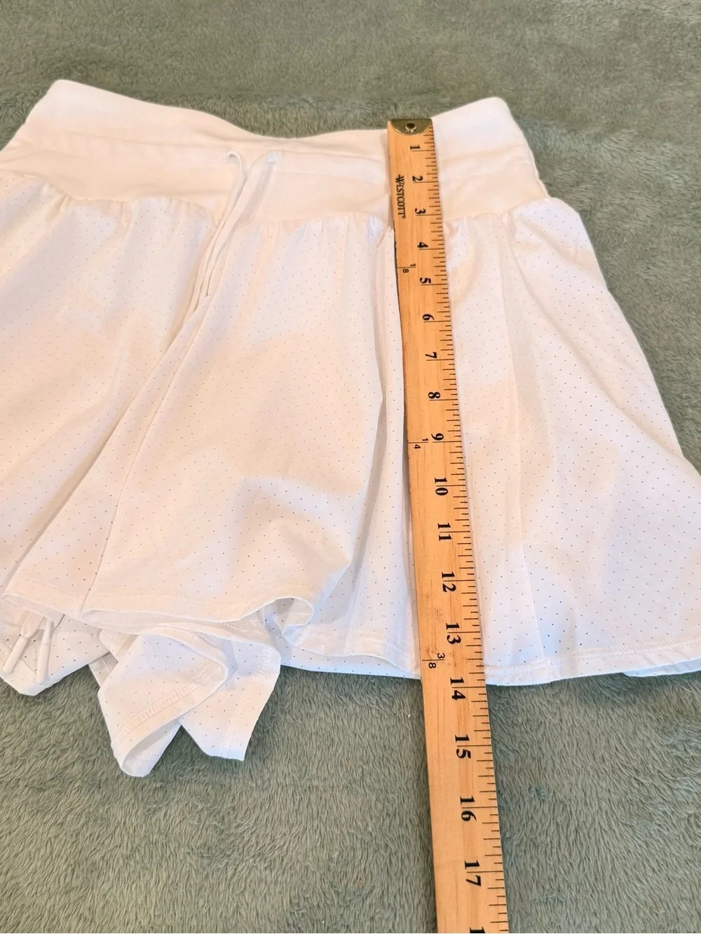 NWT CALIA Women’s XS White High Rise Performance Skort Athletic Tennis Golf